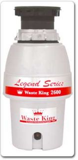 Waste King L 2600 1/2 Horse Power 2600 Rpm Food Waste Disposer  