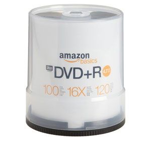 Basics   Torre de DVD+R de 4, 7 GB (16x, 100 unidades)    