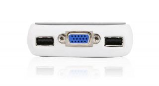 IOGear GCS632U Compact 2 Port USB KVM Switch by Office Depot