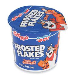Kelloggs Frosted Flakes Cereal In A Cup 21 Oz Pack Of 6 by Office 
