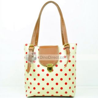 Wholesale Chic Dot Pattern PU Faux Leather Women Handbag    