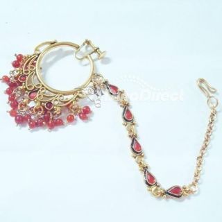 Wholesale Rhinestone Clip On Nose Pin Ring Body Ornaments    