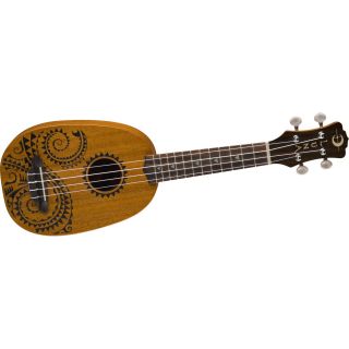 Luna Guitars Tattoo Pineapple Soprano Ukulele  Musicians Friend