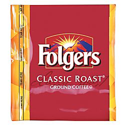 Folgers Classic Roast Fraction Packs 09 Oz Box Of 36 by Office Depot