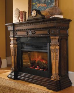 St. Andrews Electric Fireplace   The Horchow Collection