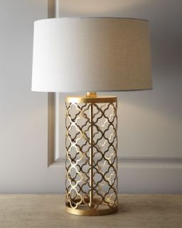 Regina andrew Design Quatrefoil Drum Lamp   The Horchow Collection