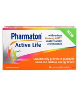 Pharmaton Active Life   30 Caplets   Boots
