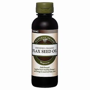 GNC Natural Brand Certified Organic Flax Seed Oil 24 fl oz (710 ml)