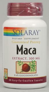 Solaray Maca Extract    300 mg   60 Capsules   Vitacost 