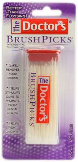 The Doctors BrushPicks® Interdental Toothpicks    120 Toothpicks 