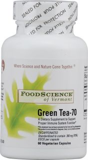 FoodScience of Vermont Green Tea 70    350 mg   60 Vegetable Capsules 
