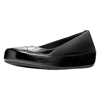 Buy Fitflop Due Patent Leather Slip On Pumps, Black online at 