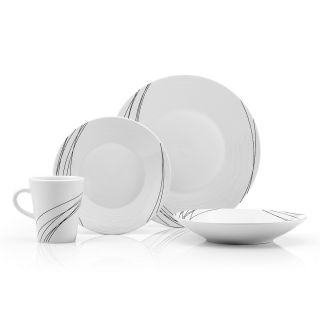 Gourmet Basics by Mikasa Unravelled 16 Piece Dinnerware Set 