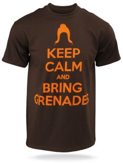   Keep Calm and Bring Grenades T Shirt
