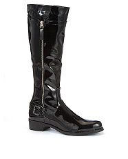 Black (Black) Moda In Pelle Black Patent Sparrow High Leg Boots 