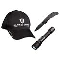 SALE Browning® Cut to Black Knife, Cap, and Flashlight Combo