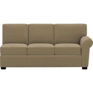 Carlton Left Arm Queen Sleeper Sectional Sofa in Sleeper Sofas  Crate 