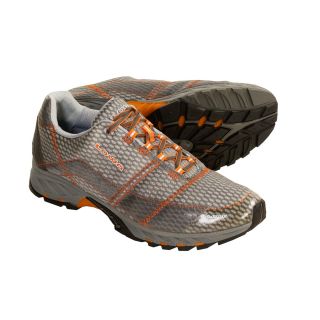 Lowa Arete Lo Trail Running Shoes (For Men) in Anthacite/Red