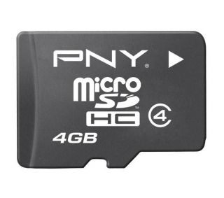 PNY Optima Class 4 microSD Memory Card   4GB Deals  Pcworld