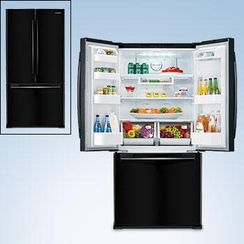 Samsung(MD) Réfrigérateur 18 pi3 à porte française   Noir    