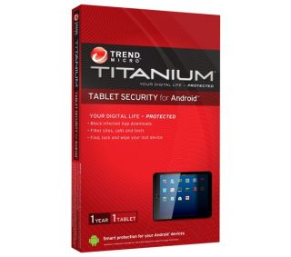 TREND MICRO Titanium Tablet Security   for Android Deals  Pcworld