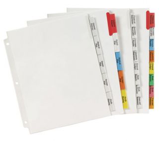 Avery Worksaver Big Tab Insertable Dividers