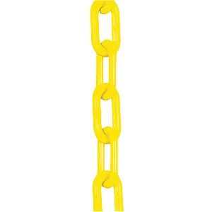 PRODUCTS Plastic Barrier Chain,Yel,1 1/2 In,300ft   8DLR5 