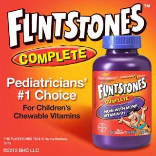 Flintstones Complete Chewable Vitamin Tablets   200 Count (54141471 
