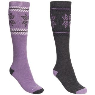 Lorpen Ski/Snowboard Socks   2 Pack, Merino Wool, Heavyweight (For 