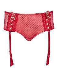 Pink (Pink) Curvy Kate Cherry Tease Me Suspender Short Briefs 