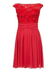 Red (Red) Lipstick Boutique with Jessica Wright Red Amelia Lace Sequin 