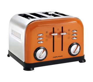 Buy MORPHY RICHARDS Accents 44798 4 Slice Toaster   Orange  Free 