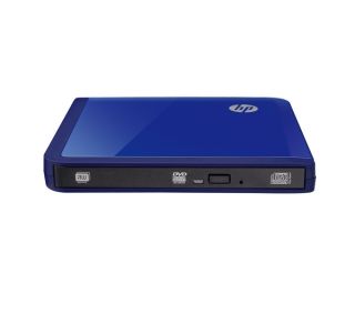 HP DVD550s External Slimline USB 2.0 DVD Writer – Blue Deals 