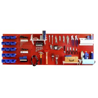 Wall Control Master Workbench Metal Pegboard Tool Organizer Kit 