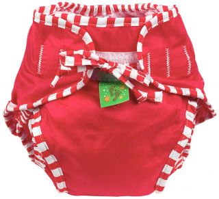 Kushies Reusable Swim Diaper   Red Solid   