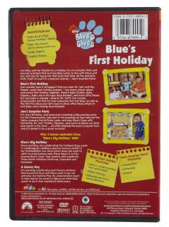 Blues Clues Blues First Holiday DVD   