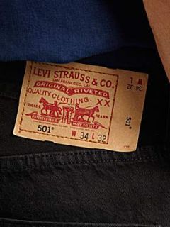 Homepage  Men  Jeans  Levis 501 Black Straight Jeans