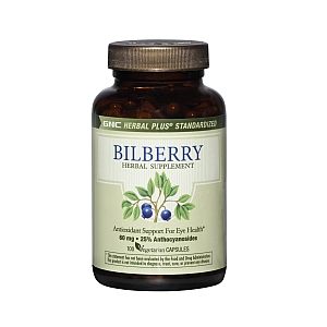 GNC Herbal Plus® Standardized Bilberry   GNC HERBAL PLUS STANDARDIZED 