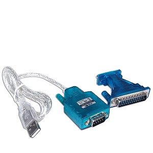 USB to RS 232 (9 pin) Serial Cable w/25 pin Serial Adapter   Add a 