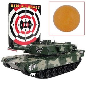 Military Play Set 112 Scale R/C Panzer Style Battle Front Tank w/2 