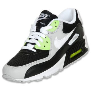 Nike Kids Air Max 90 Running Shoes  FinishLine  Black/White/Volt 