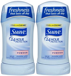Suave 24 Hour Protection Invisible Solid Antiperspirant Deodorant 