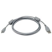 Product Image for 6ft A to Mini B 4pin USB Cable w/ ferrites for FUJI 