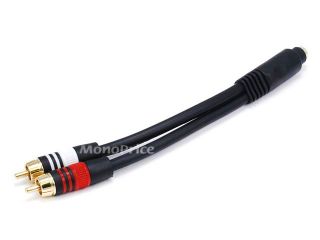 Large Product Image for 6inch Premium 3.5mm Stereo Female to 2RCA Male 