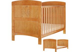Disney Winnie the Pooh Country Pine Cot Bed. from Homebase.co.uk 