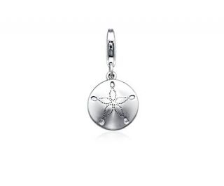 Sand Dollar Charm in Sterling Silver  Blue Nile