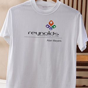 Personalized Corporate Custom Logo Adult T Shirt   9954