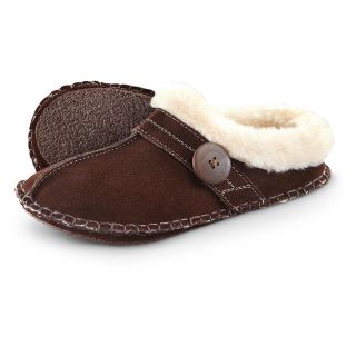 Womens Guide Gear Bella Button Clogs, Chocolate   898587, Slippers at 