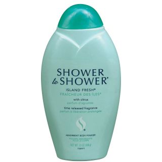 Shower To Shower Absorbent Body Powder, Island Fresh   Best Price
