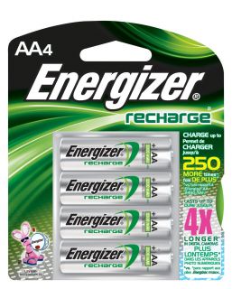 Energizer NiMH Rechargeable Batteries, AA   Best Price